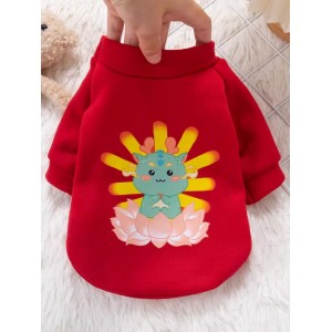 小猫咪衣服春秋季防掉毛喜庆